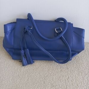 Danier Women’s Blue Leather Medium Tote Bag